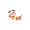 Q-Pop Pastry Factory Logo